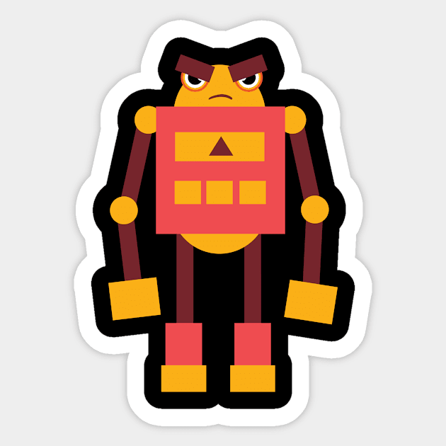 Robot Sticker by Wanda City